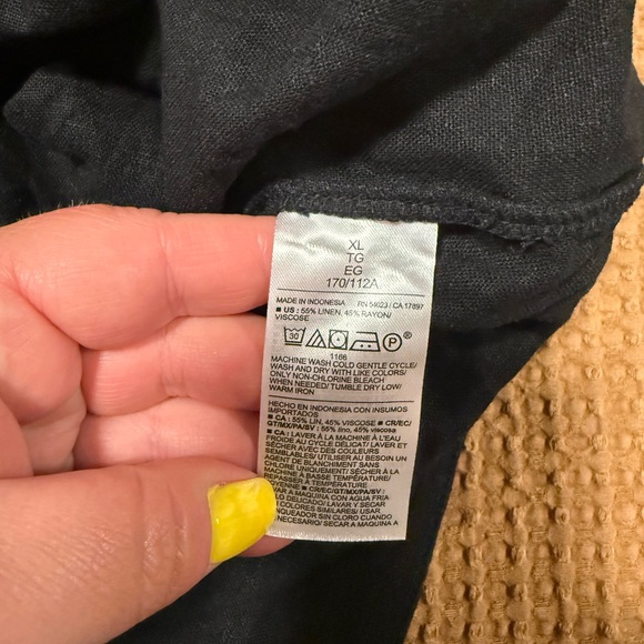 Old Navy linen tank dress NWOT - Picture 6 of 6